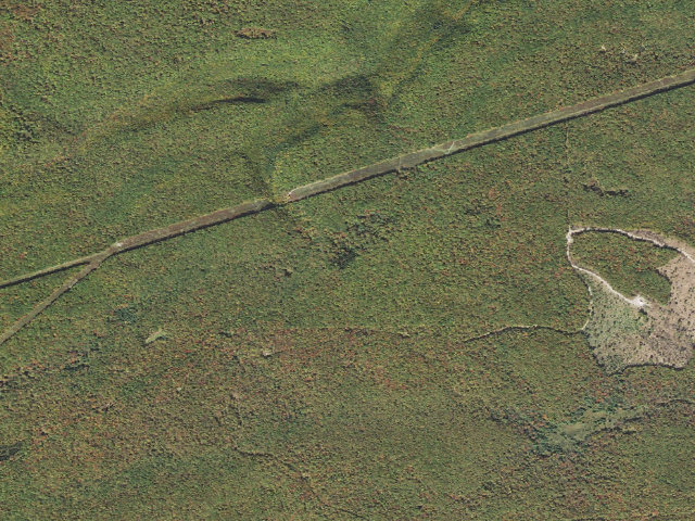 Aerial image of Sproul State Forest roadside campsite SS010