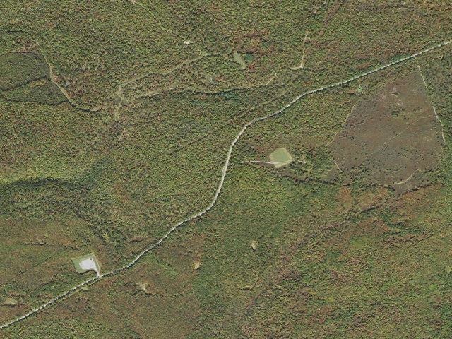 Aerial image of Sproul State Forest roadside campsite SS016