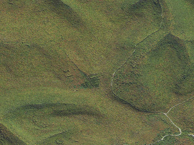 Aerial image of Sproul State Forest roadside campsite SS018
