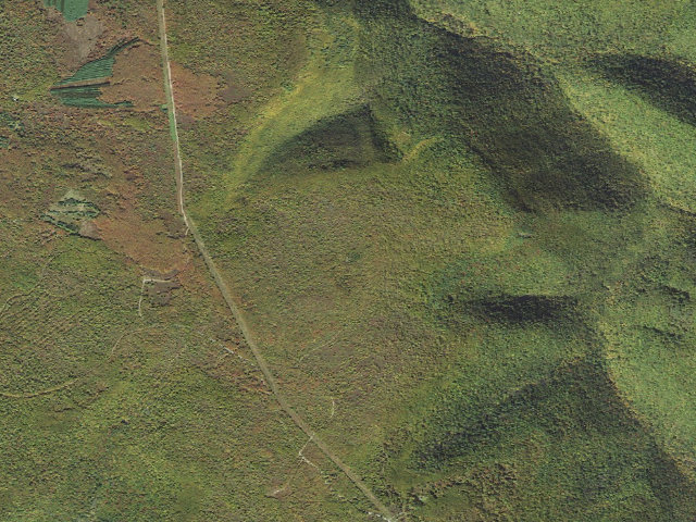 Aerial image of Sproul State Forest roadside campsite SS023