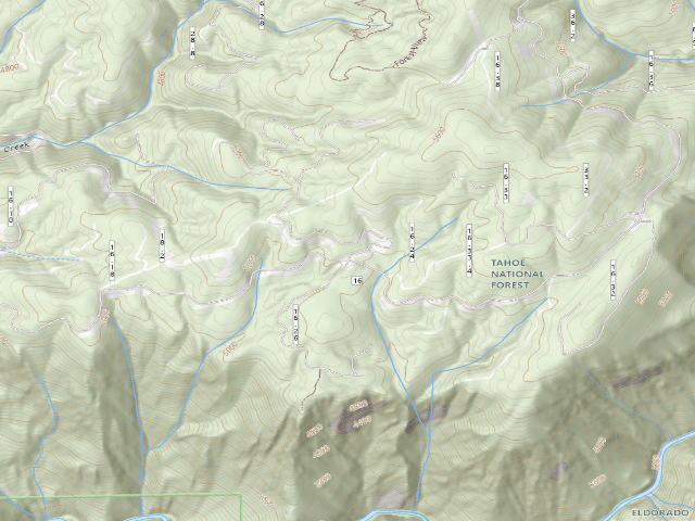 USGS topographic map of Spruce Creek Loop