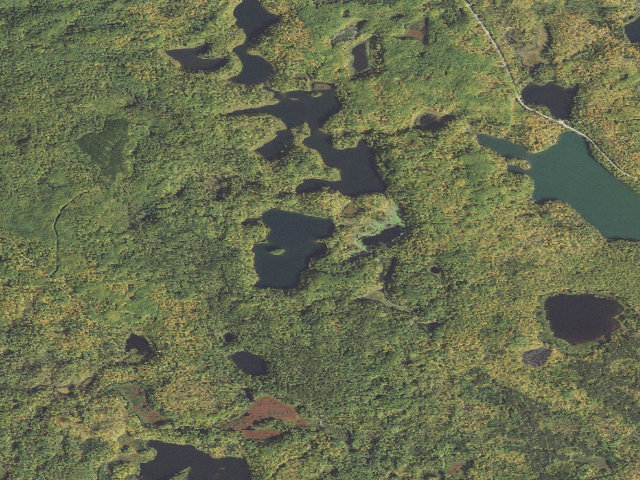 Aerial image of Spruce Island (East M4B)