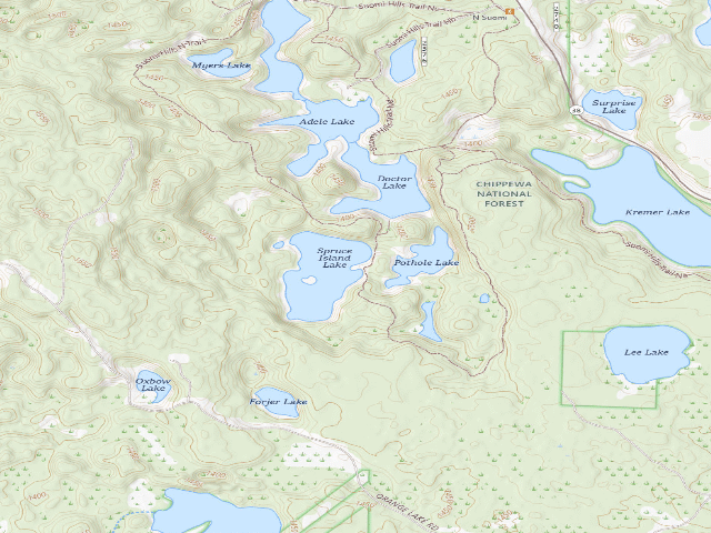 USGS topographic map of Spruce Island (East M4B)