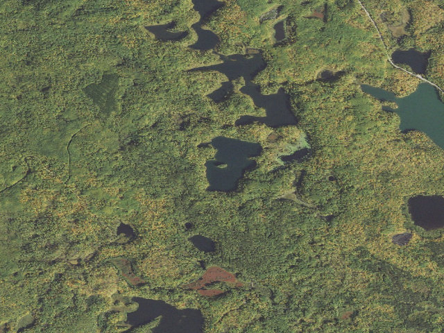 Aerial image of Spruce Island (West M4A)