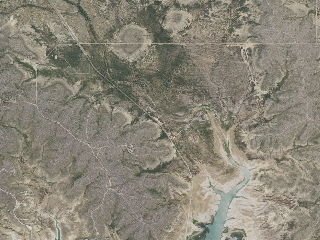 Aerial image of Spur 406 Campground