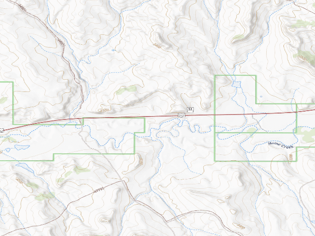 USGS topographic map of Spur Off Hwy 212