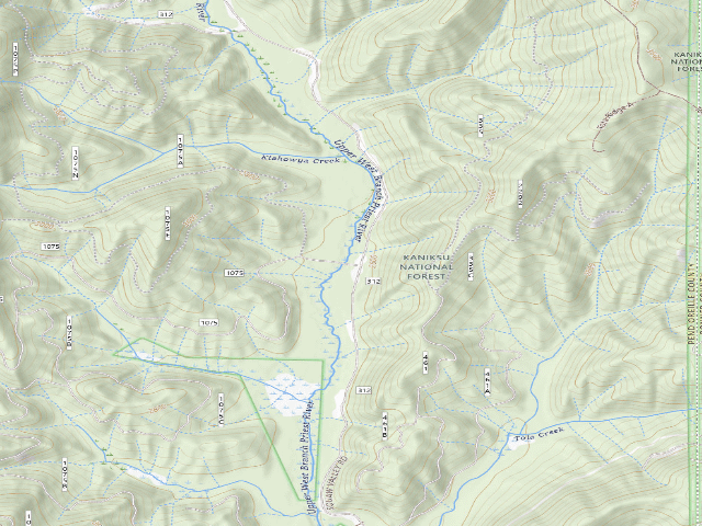 USGS topographic map of Sqaw Valley 5
