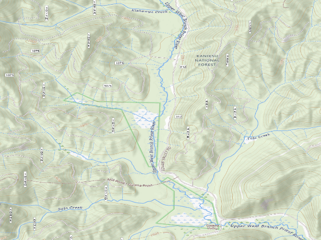USGS topographic map of Sqaw Valley 7