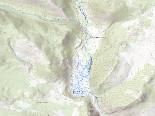 USGS topographic map of Squeeky Birds