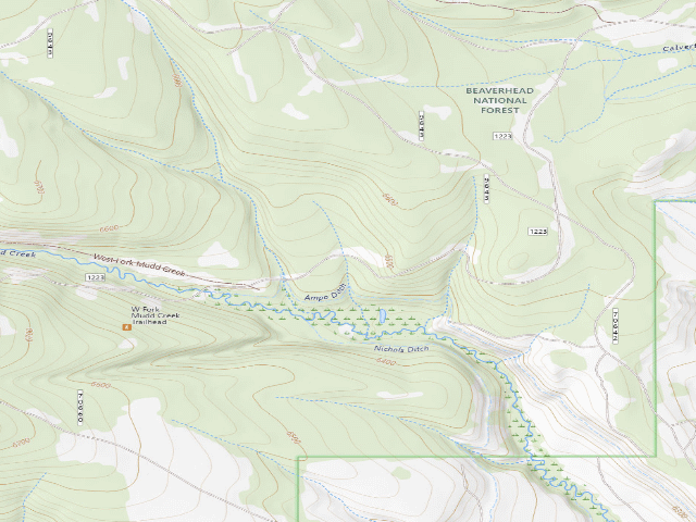 USGS topographic map of Squeky