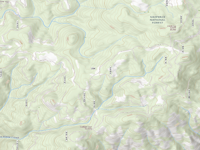 USGS topographic map of Sr394Erd-001