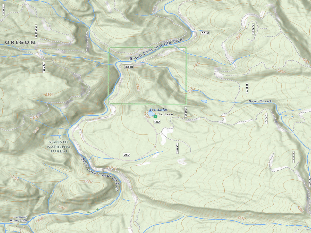 USGS topographic map of Sru Lake