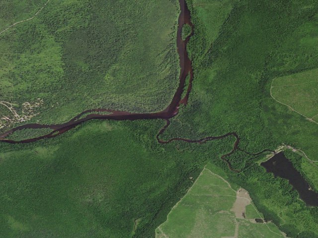 Aerial image of St. Croix NSR - Clam River Group Campsite (free, first-come)