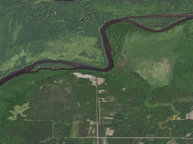 Aerial image of St. Croix NSR - Norway Point Landing Campsites (free, first-come)