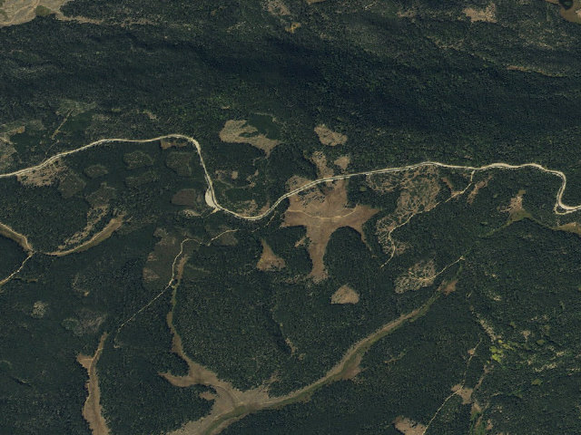 Aerial image of Stage Stop Meadows Dispersed Camping Area