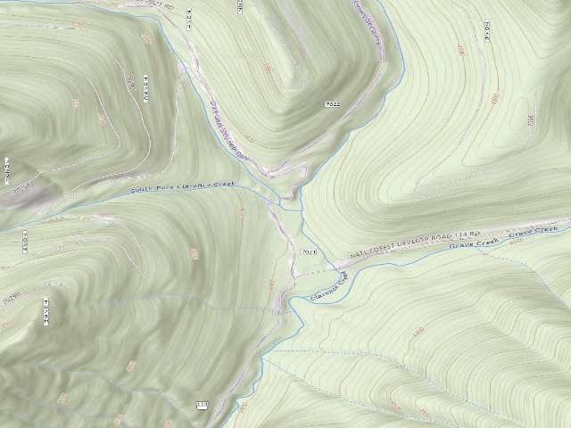 USGS topographic map of Stahl/Clarence