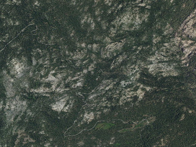Aerial image of Stanislaus River