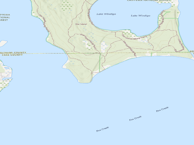 USGS topographic map of Star Island Recreation Area - C17