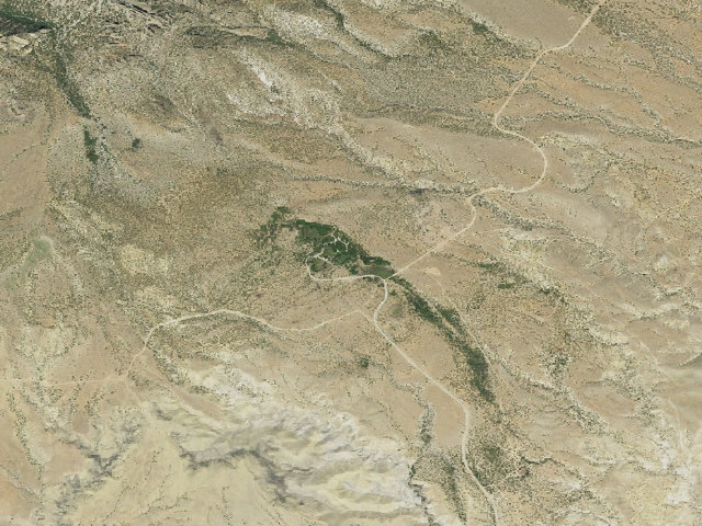 Aerial image of Starr Springs Campground