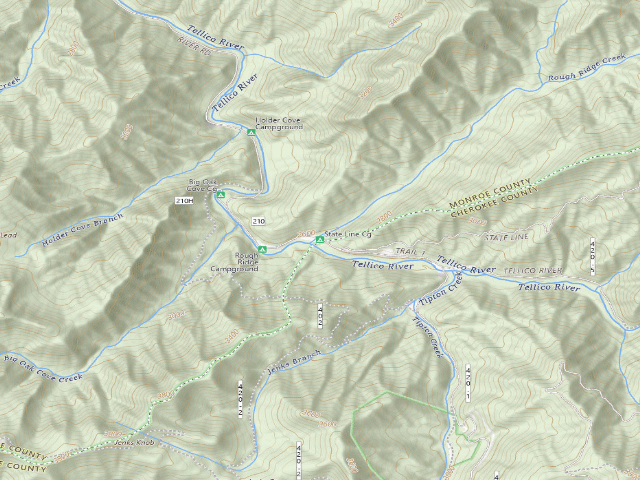 USGS topographic map of State Line Cg