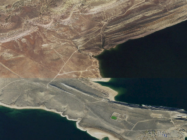 Aerial image of Stateline Campground