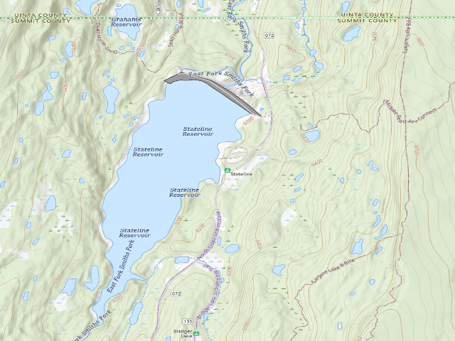 USGS topographic map of Stateline