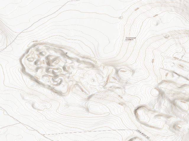 USGS topographic map of Steens Mountain Cooperative Management & Protection Area