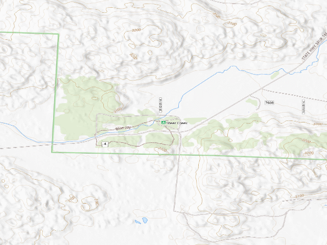 USGS topographic map of Steer Creek