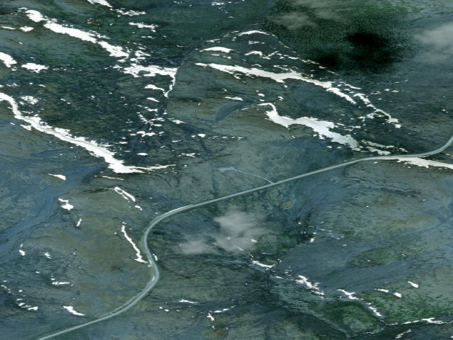 Aerial image of Steese National Conservation Area