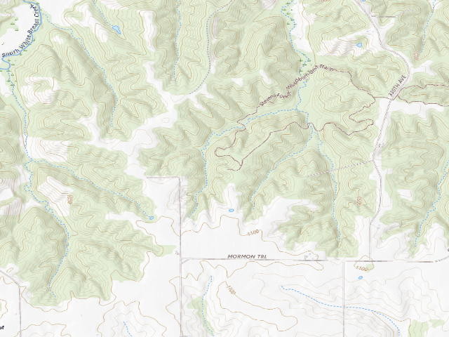 USGS topographic map of Stephens State Forest - Woodburn Backpack Site 2