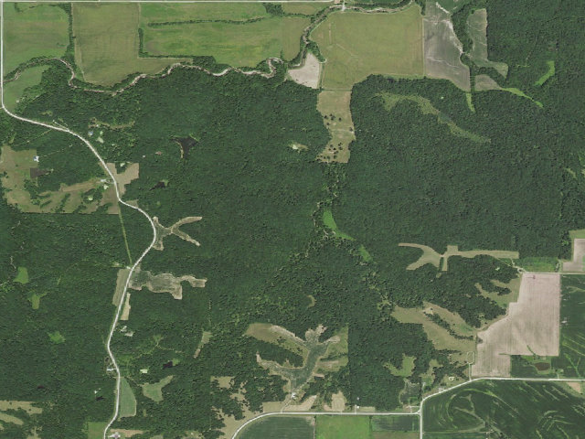 Aerial image of Stephens State Forest - Woodburn Backpack Site 3