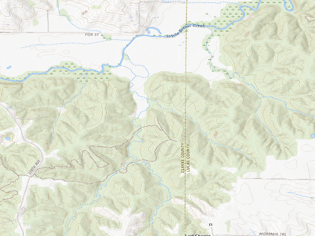 USGS topographic map of Stephens State Forest - Woodburn Backpack Site 4