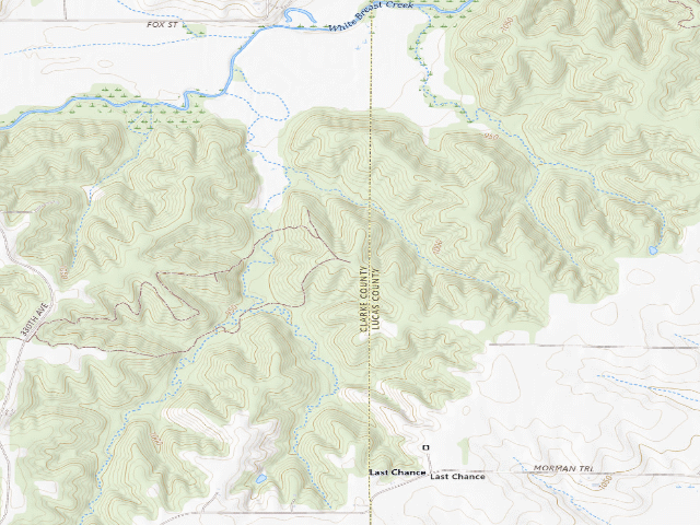 USGS topographic map of Stephens State Forest - Woodburn Backpack Site 5