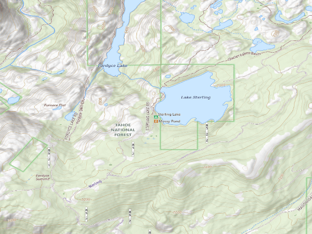 USGS topographic map of Sterling Lake
