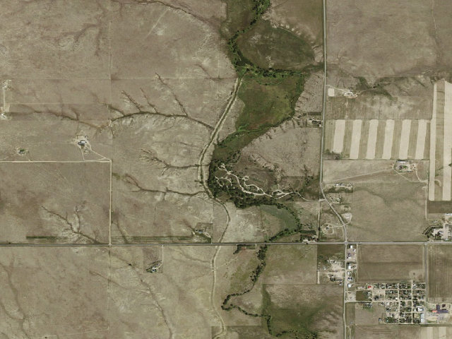 Aerial image of Steward J. Adams Education Site