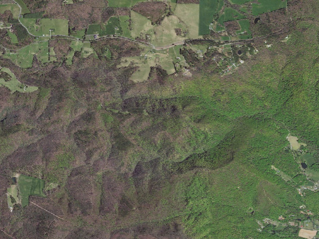 Aerial image of Stewarts Creek WMA