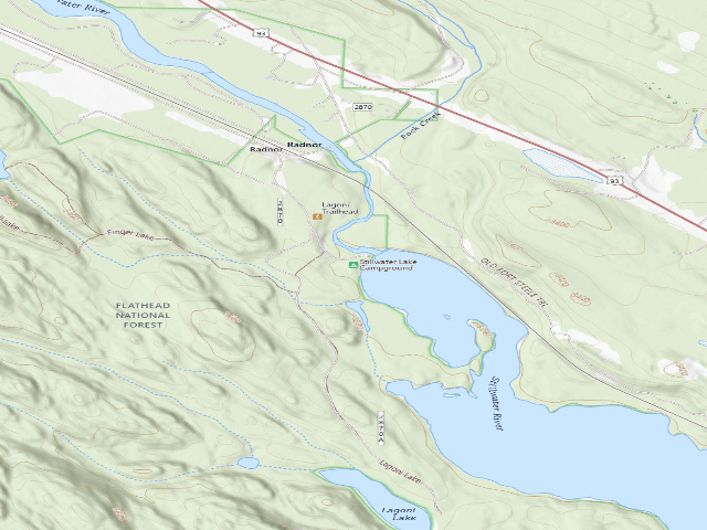 USGS topographic map of Stillwater Lake Campground
