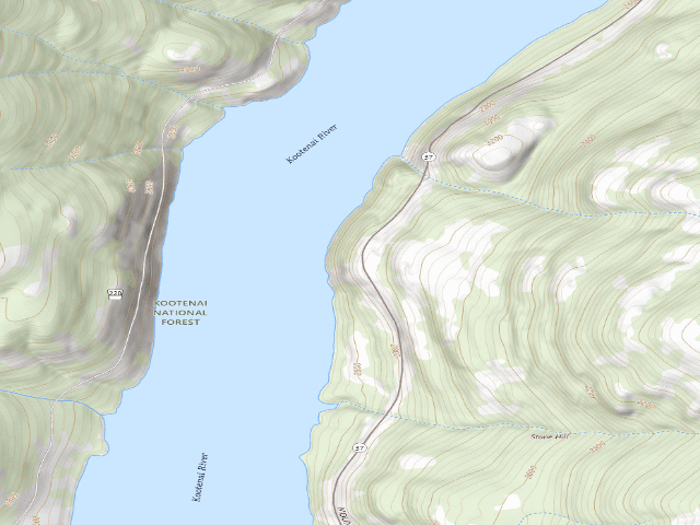 USGS topographic map of Stone Chairs