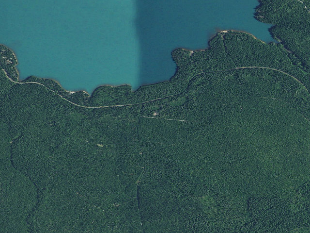 Aerial image of Stone Creek Group Horse Camp