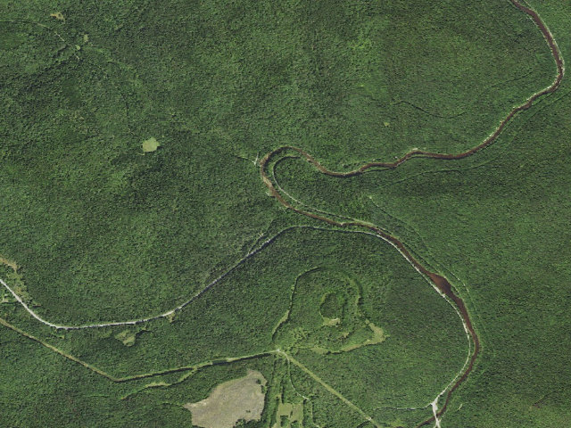Aerial image of Stonecoal Campground