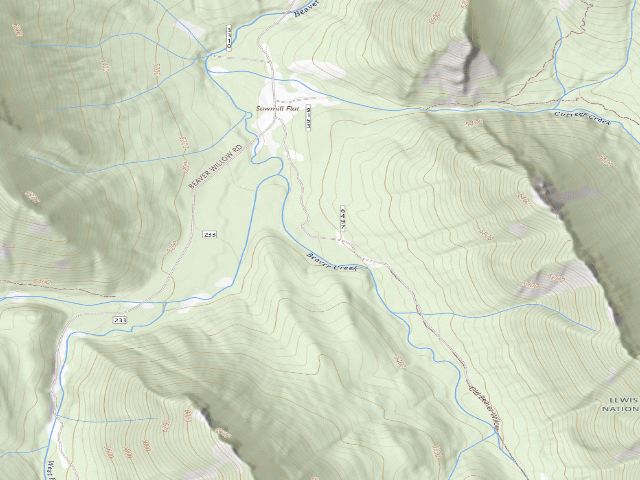 USGS topographic map of Stoner Road -2