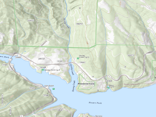 USGS topographic map of Stoney Creek Cg-G