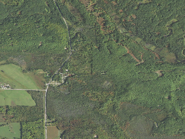 Aerial image of Stoney Creek Trail Camp