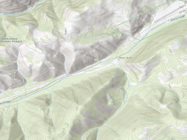 USGS topographic map of Stony Creek Rd-005F