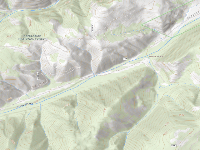 USGS topographic map of Stony Creek Rd-005H