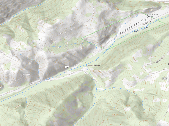 USGS topographic map of Stony Creek Rd-007