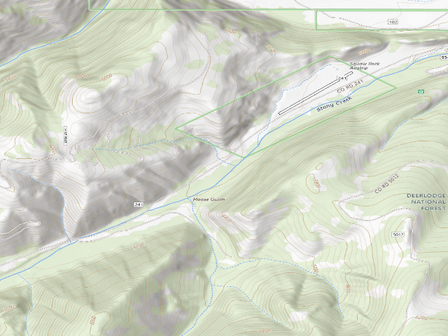 USGS topographic map of Stony Creek Rd-009