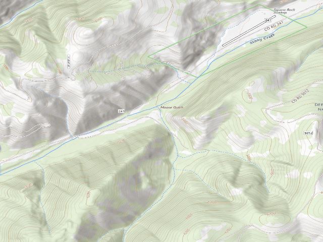 USGS topographic map of Stony Creek Road-006