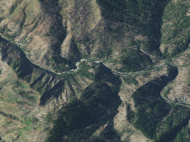 Aerial image of Store Gulch Cg