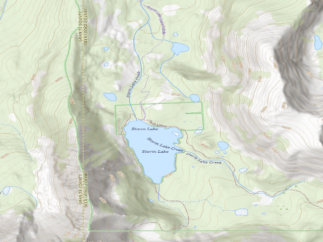 USGS topographic map of Storm Lake Rd-005E